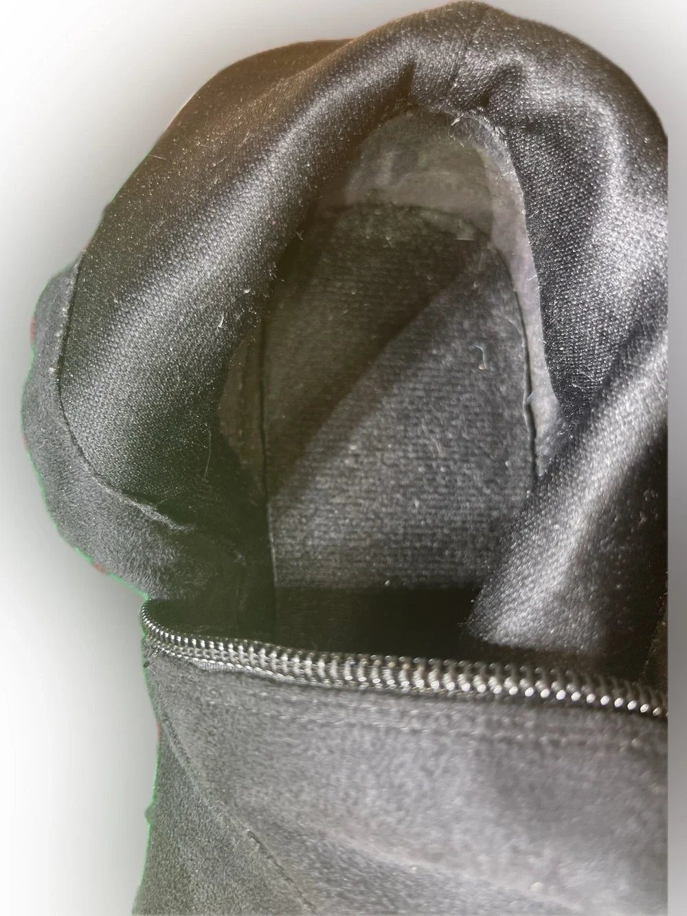 Fergalicious by Fergie Sassy Over-the-Knee Flat Black Boots Size 10M
